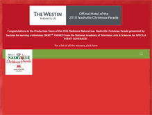 Tablet Screenshot of nashvillechristmasparade.com